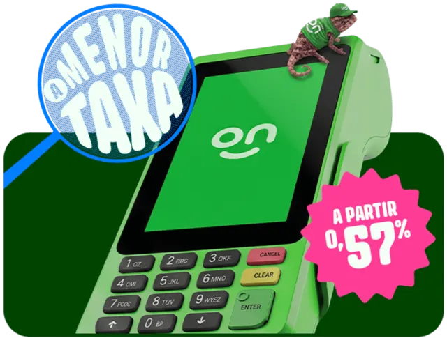 Promoção da Ton T3 Smart, com taxa a partir de 0,57%